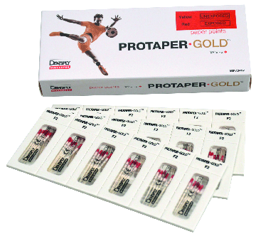 PUNTE CARTA x PROTAPER GOLD F2 180