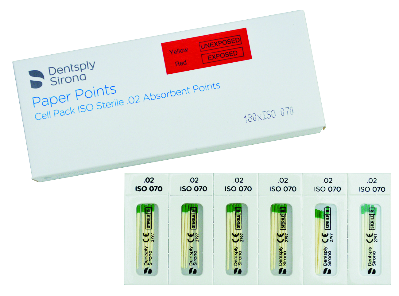 PUNTE CARTA STERILI MLF DS N.70 180