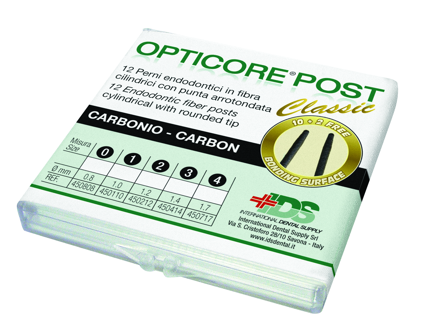 PERNI CARB. OPTICORE POST MIS.0 x 1