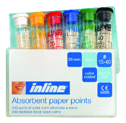 PUNTE CARTA INLINE N.40 TUB. 200 PZ