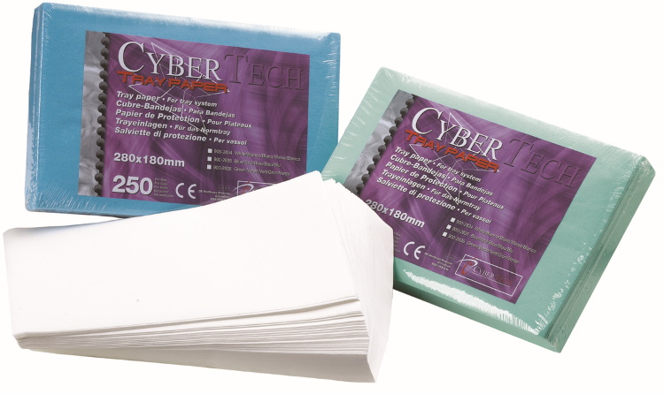 Monouso - PAPER TRAY CYBERTECH AZZUR X 250900