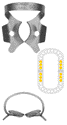 GANCIO H.F RDCM56 SATIN STEEL
