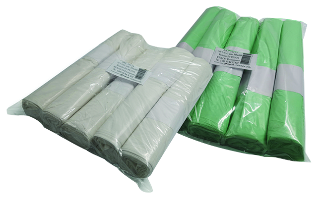 Monouso - SACCHI BIANCHI UNIFAM. 50x60 100 PZ
