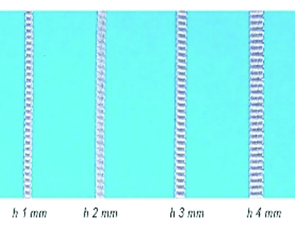 NASTRO IN FIBRA  1 MM 50 CM