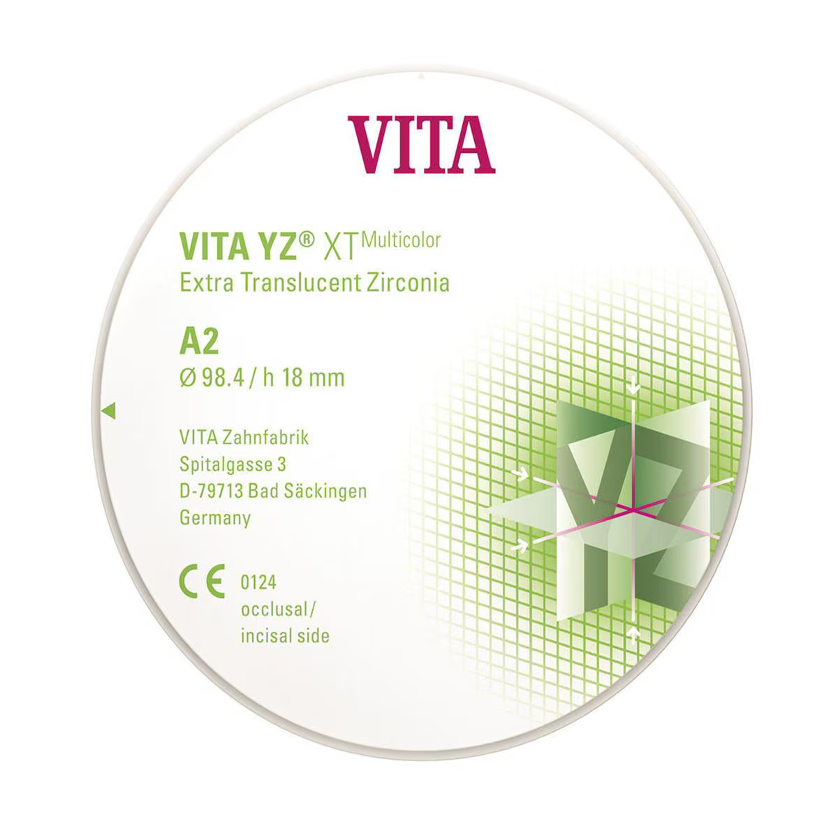 DISCO YZ XT MULTIC. A2 Ø 98.4 x 18