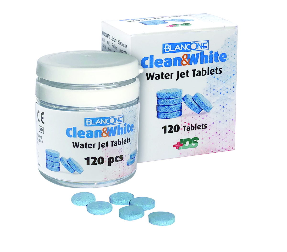 CLEAN & WHITE WATER JET TABS 120 CP