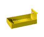Varie - VASCHETTA APPENDIBILE 23X16 GIALLO