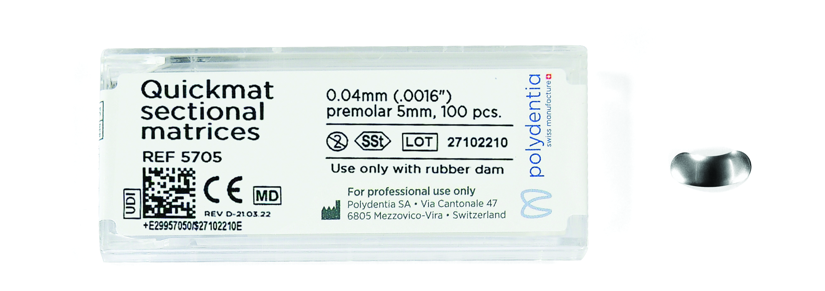 QUICKMAT MATRICI 5x0,04 MM 100 PZ
