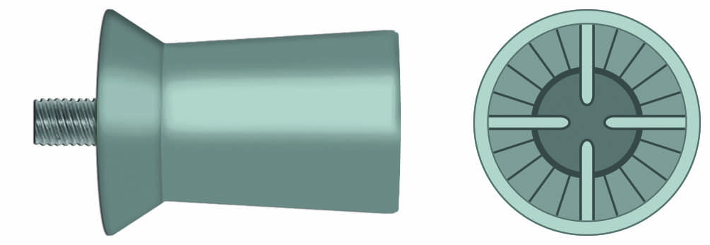 PROPHY CUPS SOFT/GREY  A VITE 30 PZ