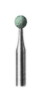 PUNTE ABRASIVE VERDI CA PALLINA 12P