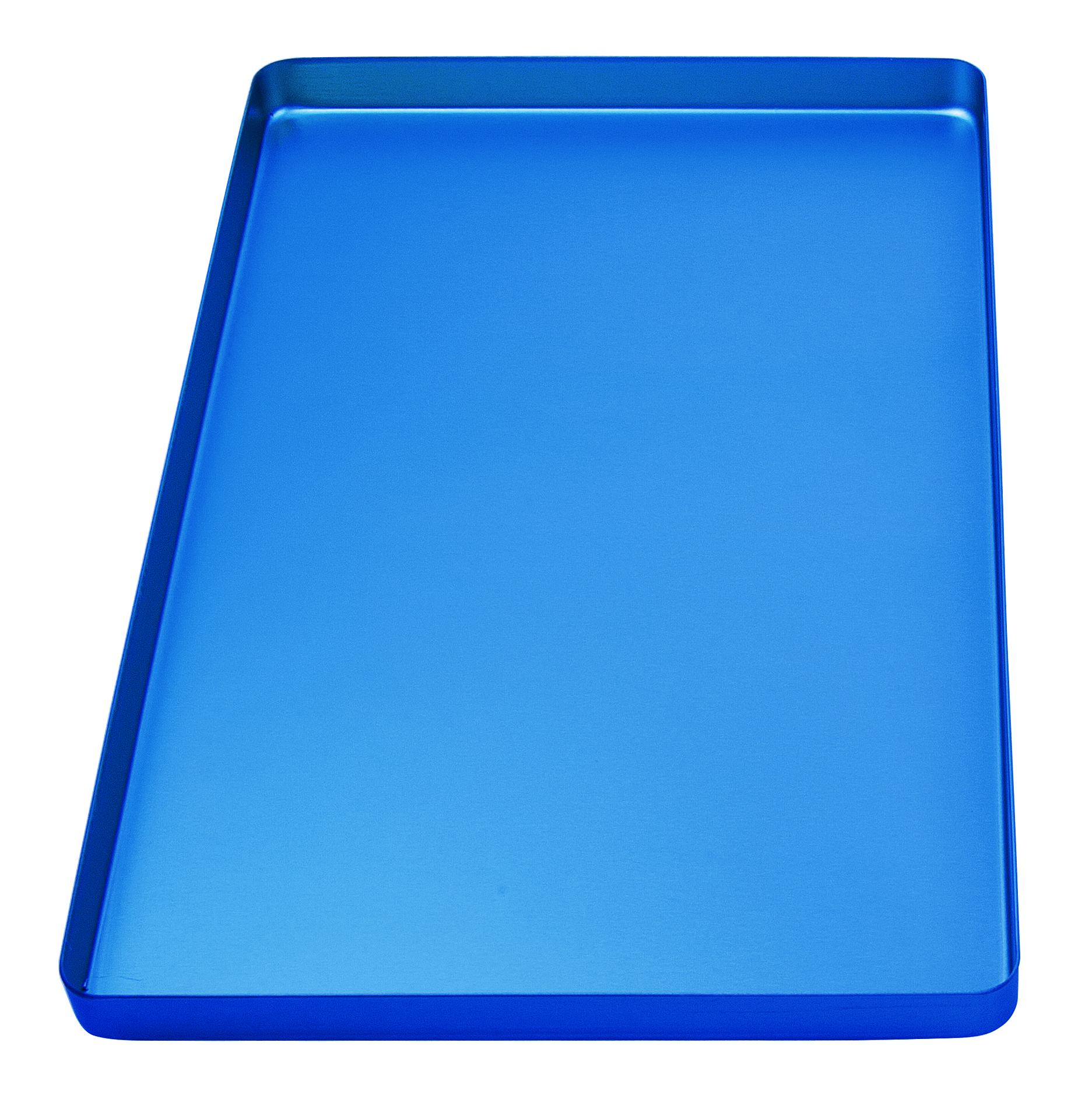 TRAY LISCIO  ALLUMINIO BLU