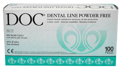 GUANTI DOC VERDI PF S  10 x 100 PZ