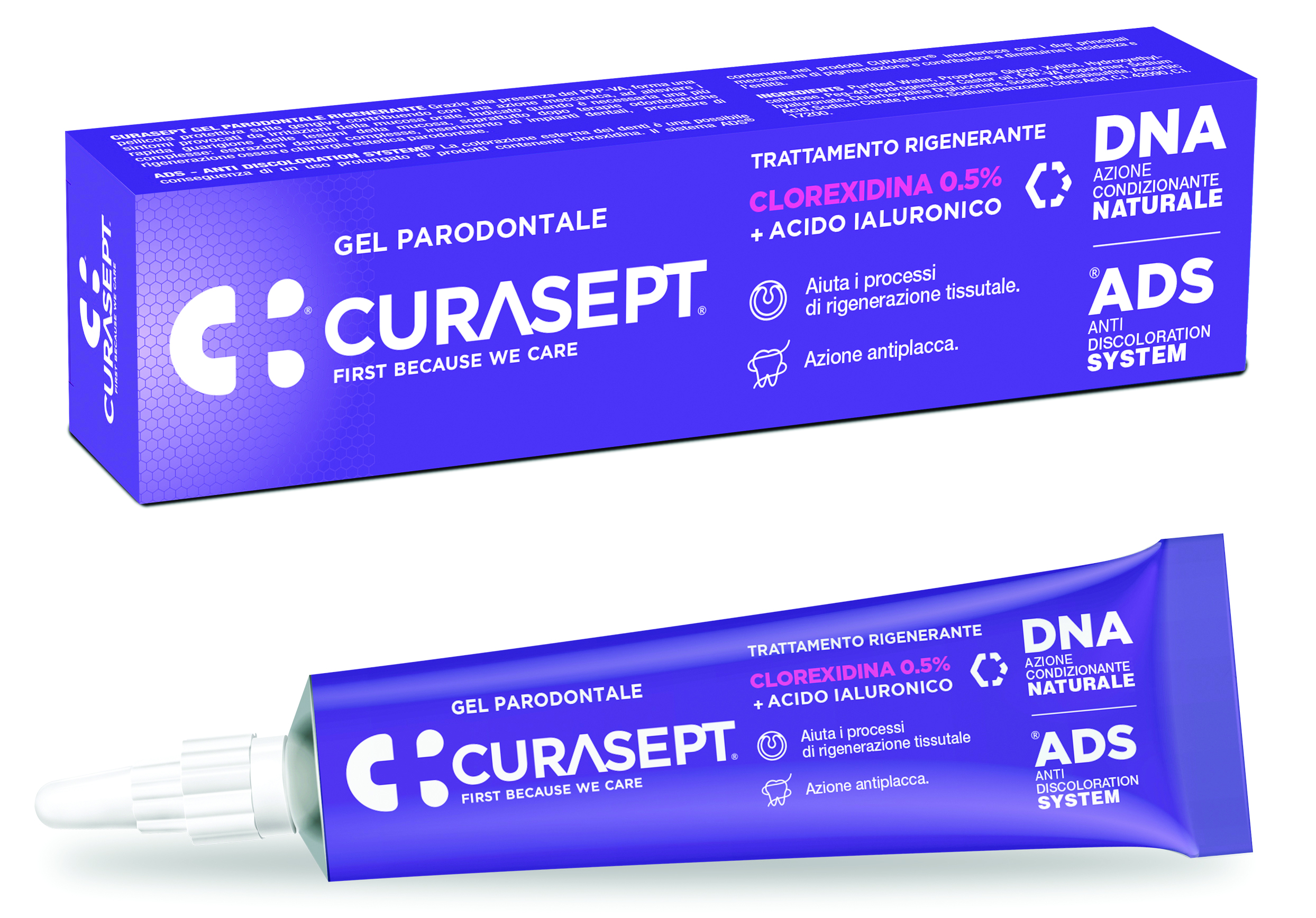 GEL PAROD. CURASEPT 0,5% RIG.+DNA 3