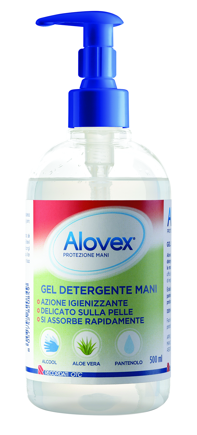 GEL MANI ALOVEX 70% ALCOOL 500 ML