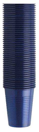 BICCHIERI MONOART BLU 30 x 100 PZ
