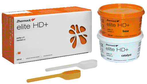 Pasta Prima Impronta - ELITE HD+ PUTTY SOFT NORMAL  2x250