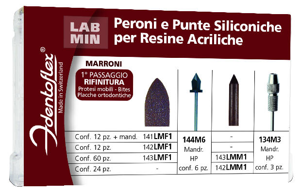 PERONE LAB-MINI MARRONI 12 PZ
