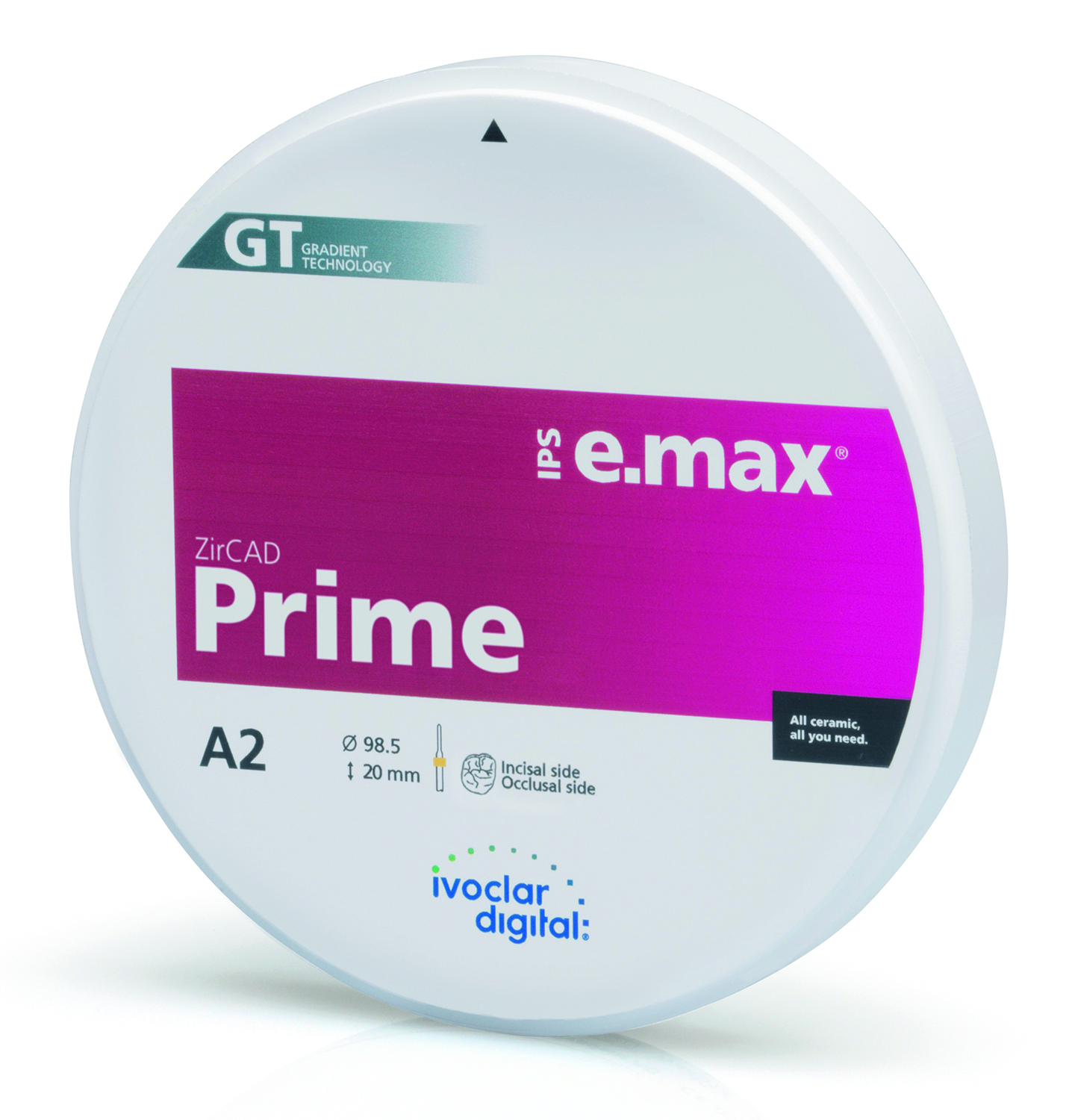 IPS E.MAX ZIRCAD PRIME A1 98,5x20MM