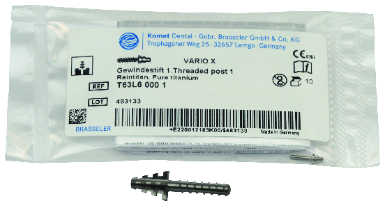 PERNI TITANIO KOMET RIC.N. 3 x 10 P