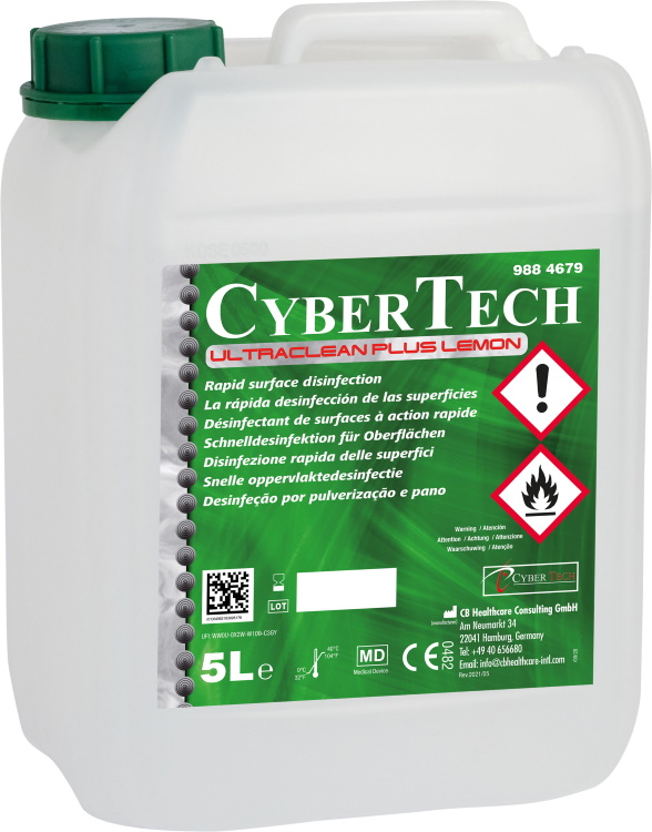 Disinfezione E Sterilizzazione - CT ULTRACLEAN PLUS SURFACE LEMON 5L