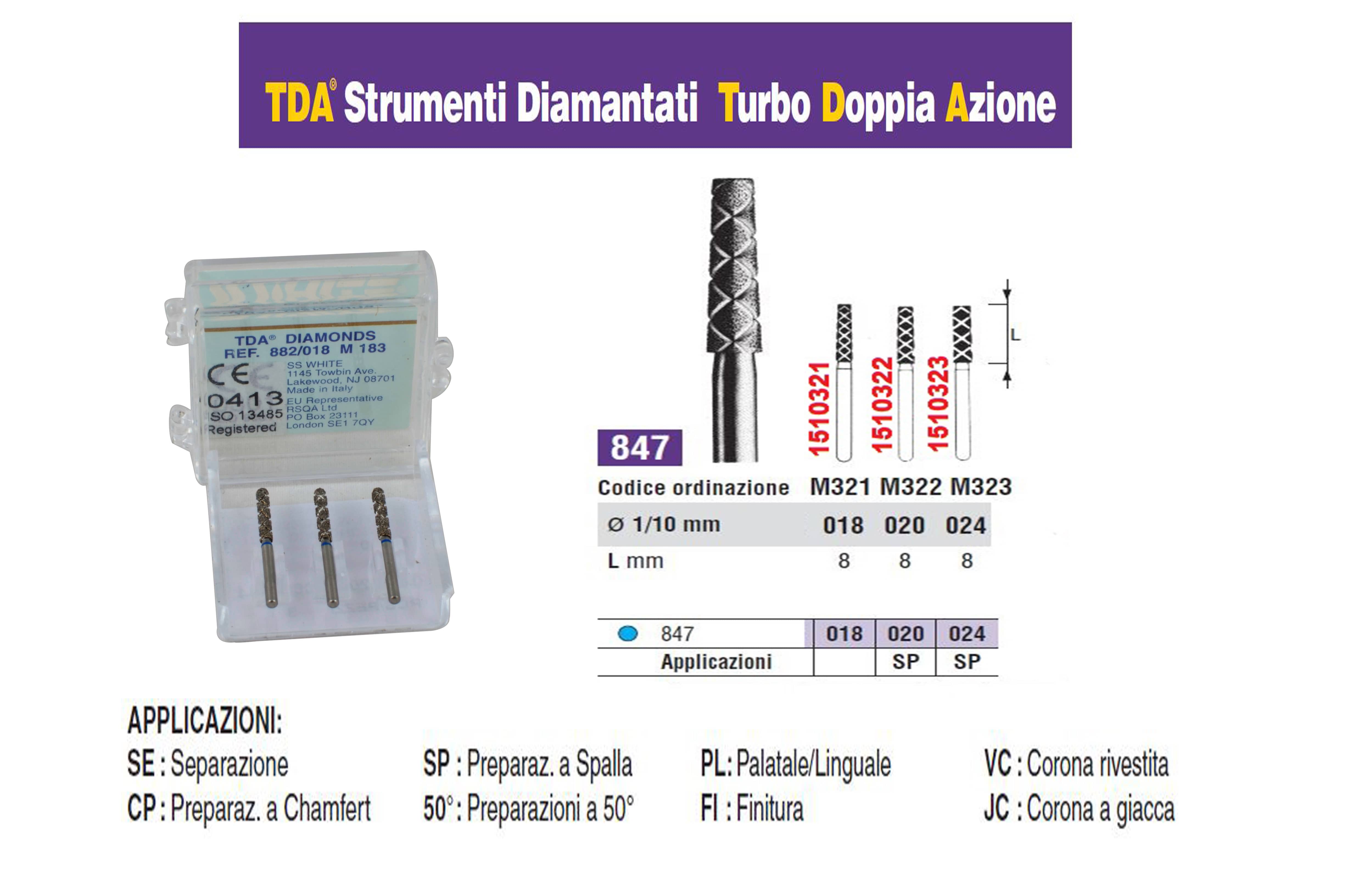 M321 FRESE TDA X 5 PZ