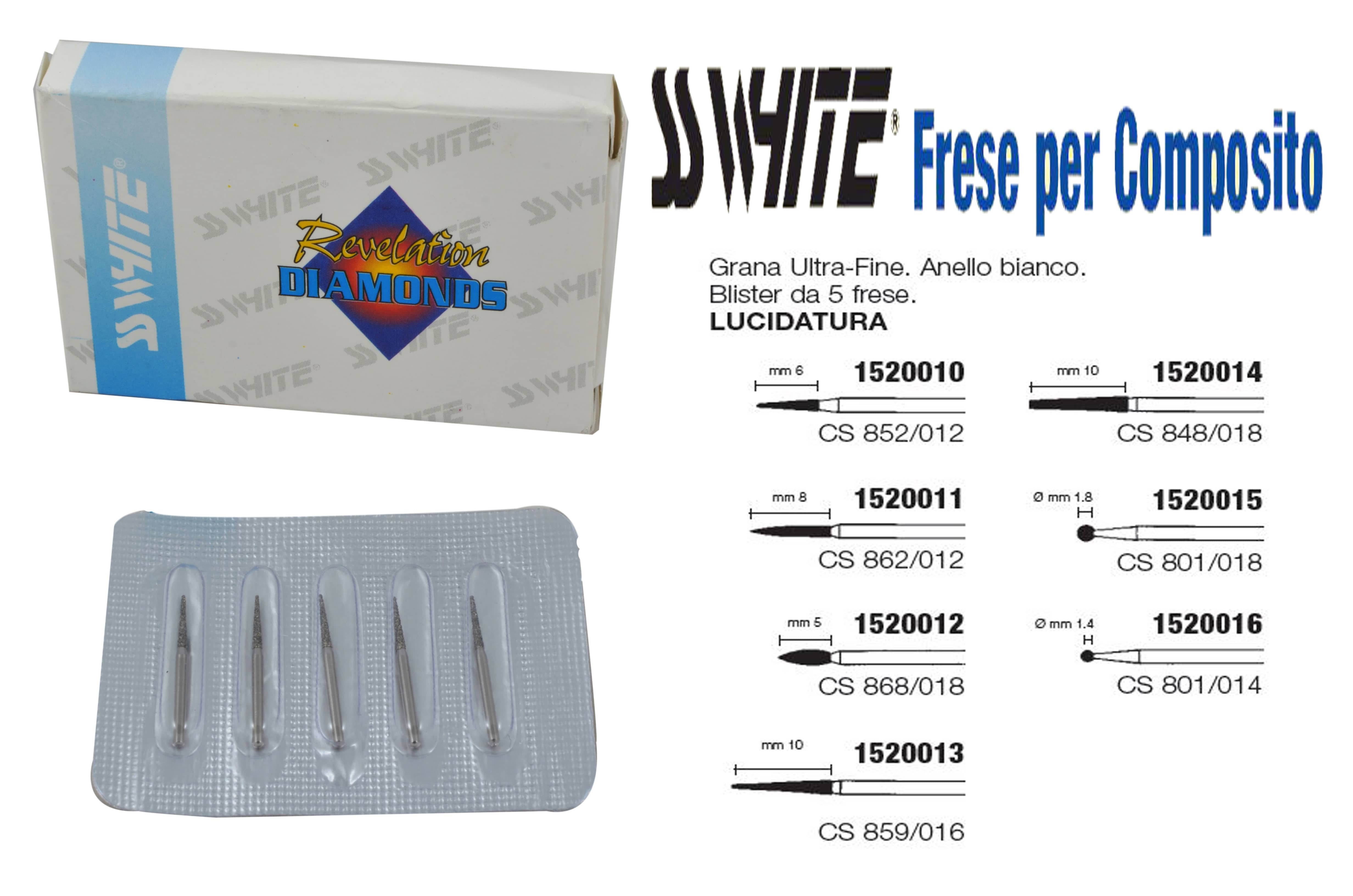 CS848/018 Frese Diam.SS  White XFx5pz **