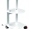 Attrezzatura - CARRELLO COSMO BIANCO CON 3 RIPIANI