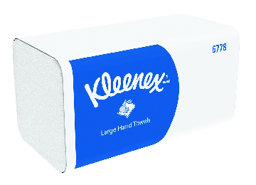 ASCIUGAMANI PIEGATI A "V" KLEENEX ULTRA - 2 VELI Confezione da 1860 asciugamani (15 pacchi da 124 pz.)