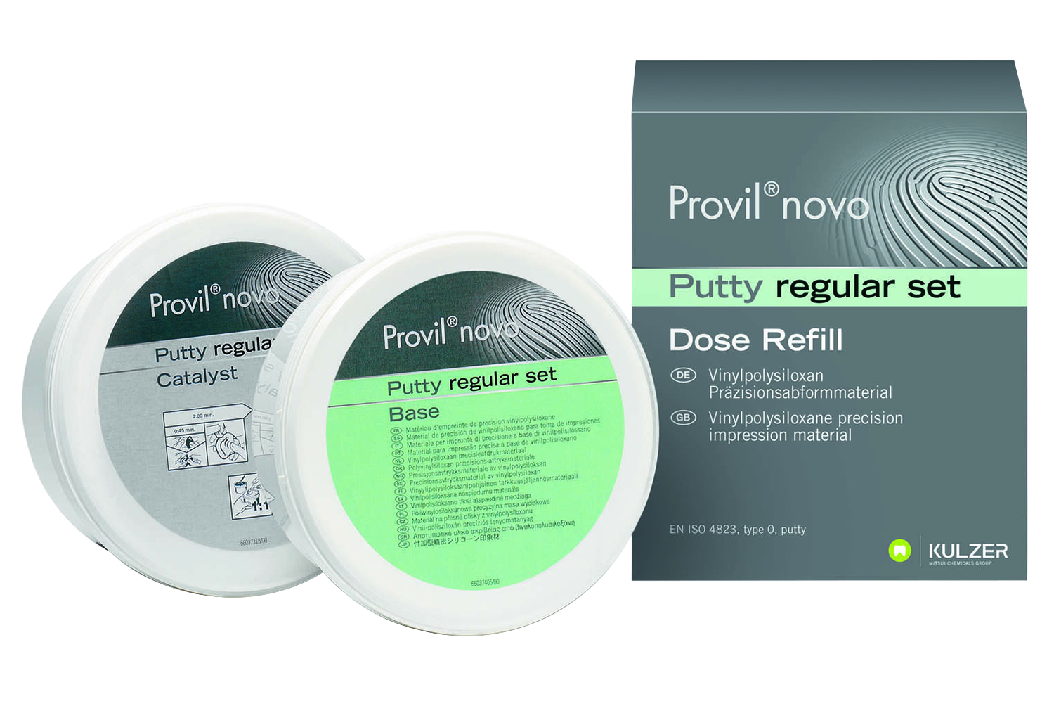 PROVIL NOVO PUTTY (PER MISCELAZIONE MANUALE) Putty Regular Set: 2 x 250 ml cad.