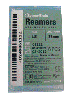 STRUMENTARIO CANALARE REAMERS ISO 20 - giallo