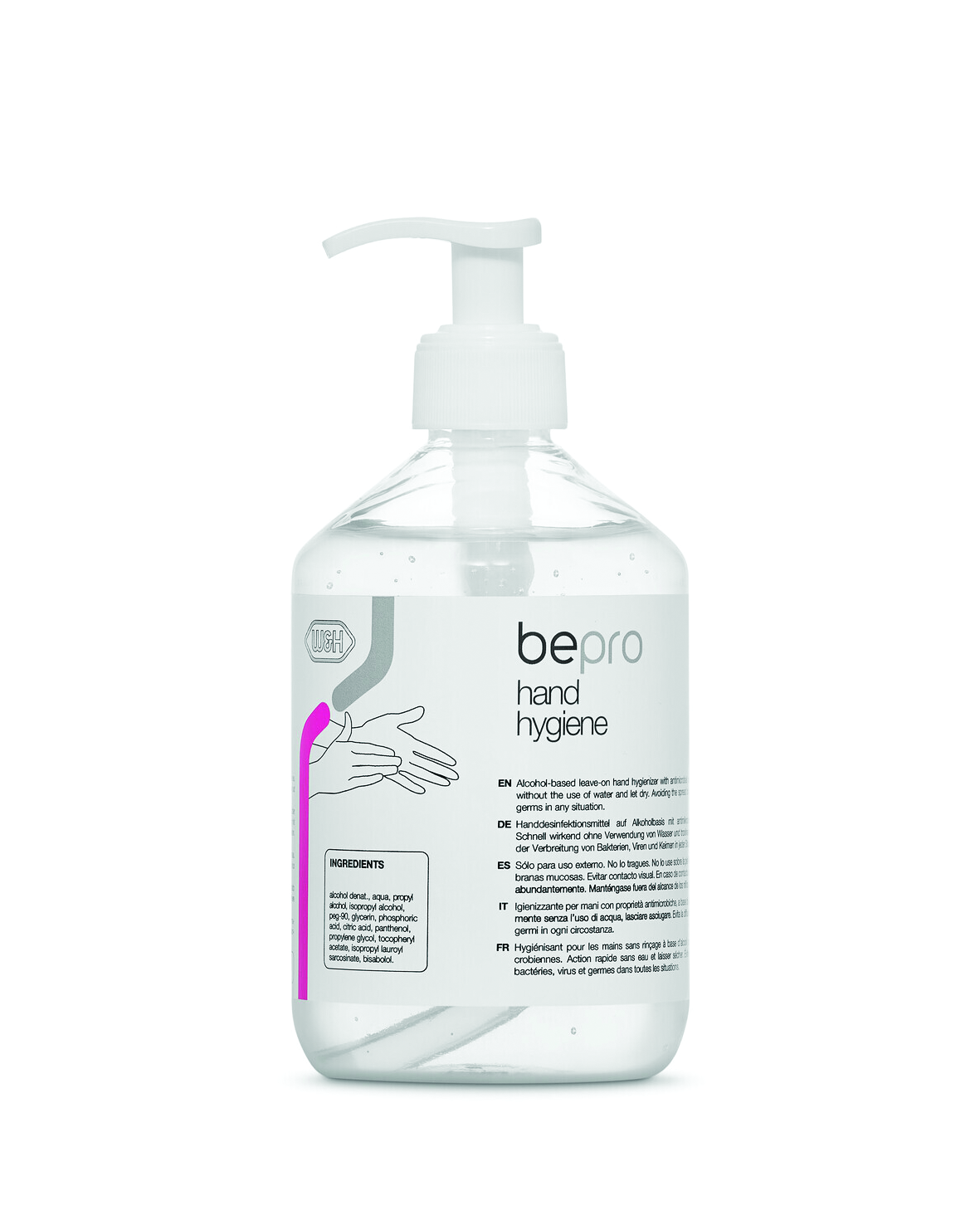 BEPRO HAND HYGIENE Flacone da 500 ml con erogatore