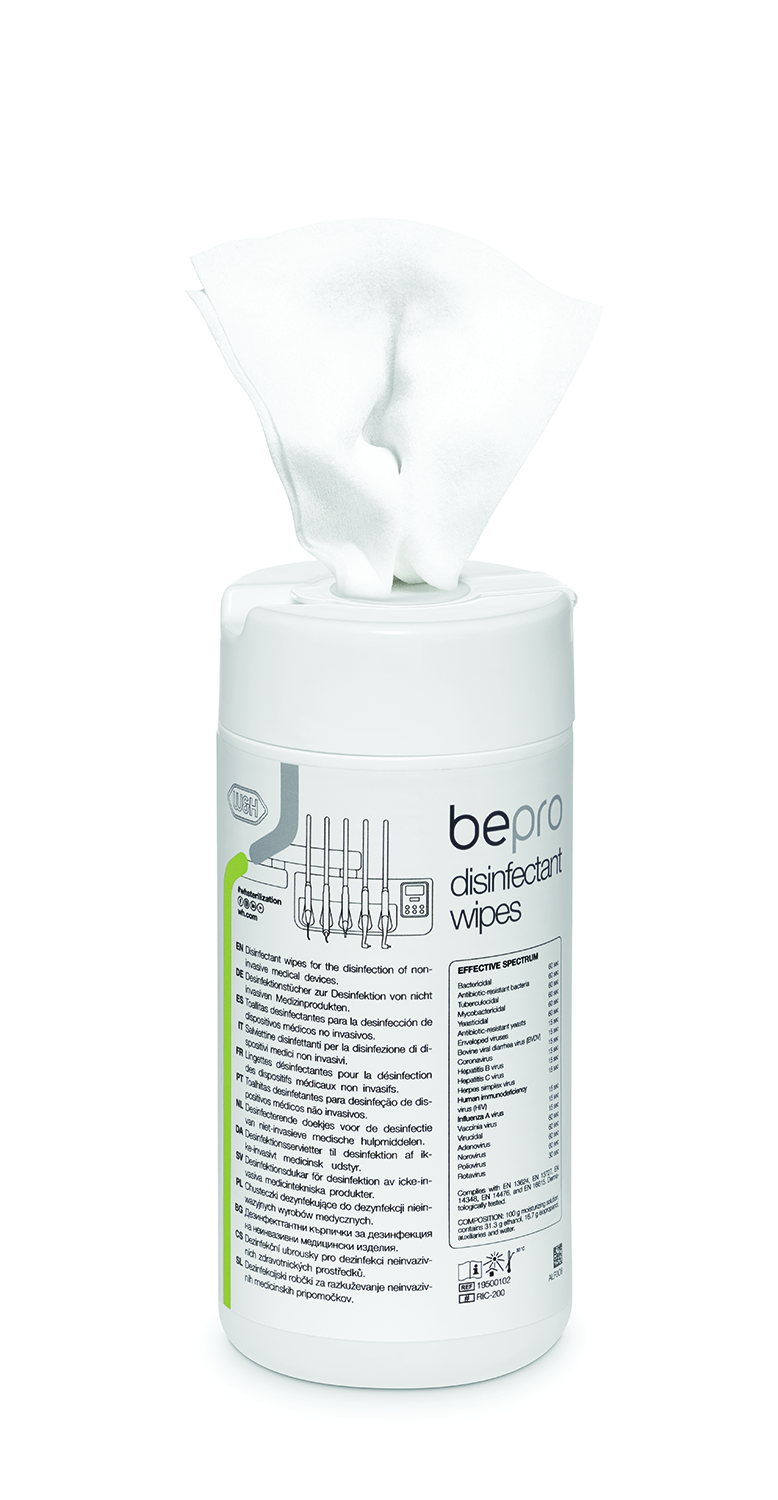 BEPRO DISINFECTANT WIPES Barattolo da 120 salviette