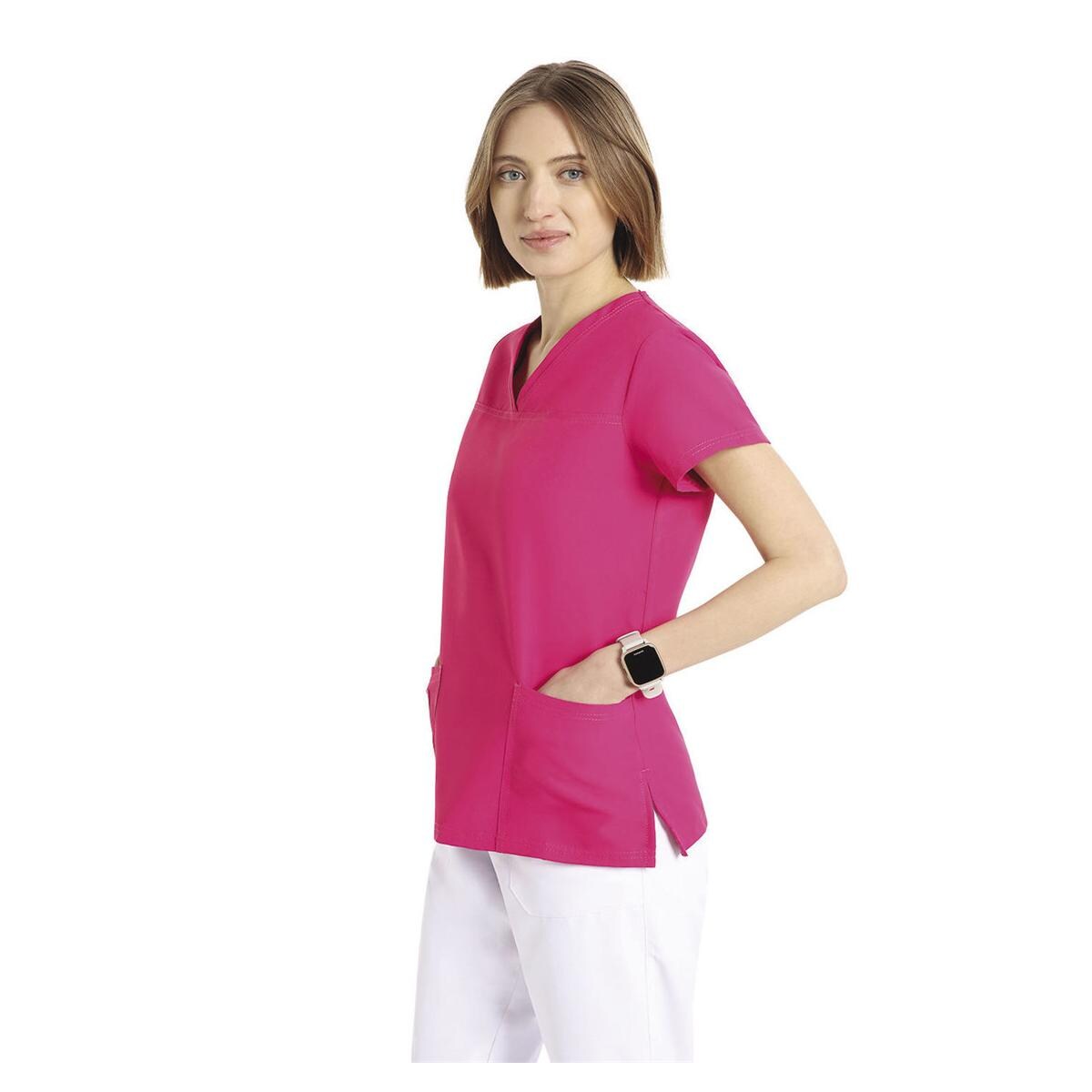CASACCA POWER MICROFIBRA MANICA CORTA Taglia XL - Colore rosa fucsia