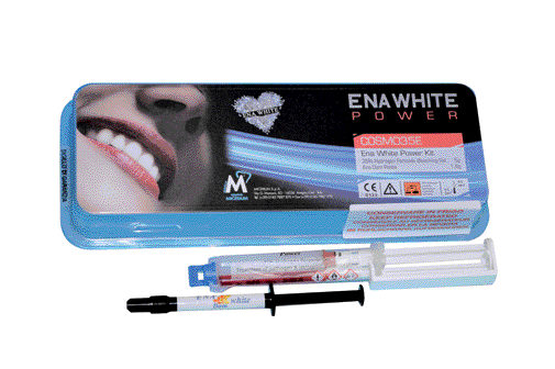 ENA WHITE POWER KIT 1 siringa automix da 5 g, 1 siringa di Ena Dam da 1,5 g e 5 puntali miscelatori