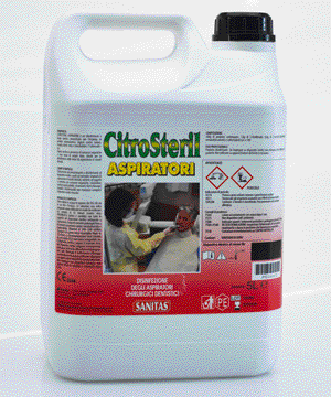 ASPIRATORI CITROSTERIL Tanica da 5 litri (per 100 litri di soluzione)