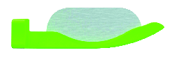 FENDER MATE PRIME RICAMBI Long (verde)