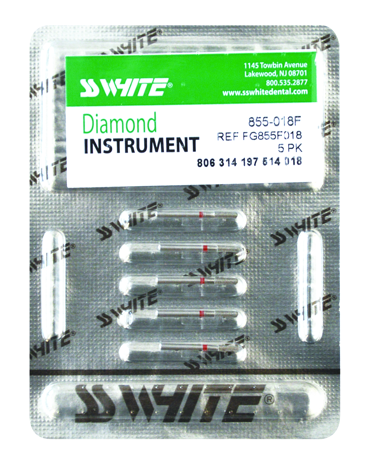 FRESE DIAMANTATE PER FINITURA MF 112 855F-018 grana fine