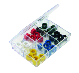 RICAMBI ANELLINI CODIFICATORI ID MAXI Rosso - 25 pz