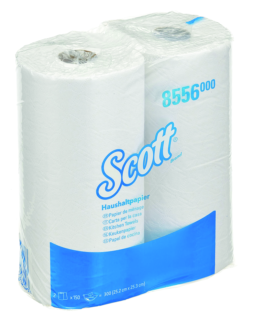 ASCIUGATUTTO SCOTT- 150 STRAPPI Confezione da 2 rotoli