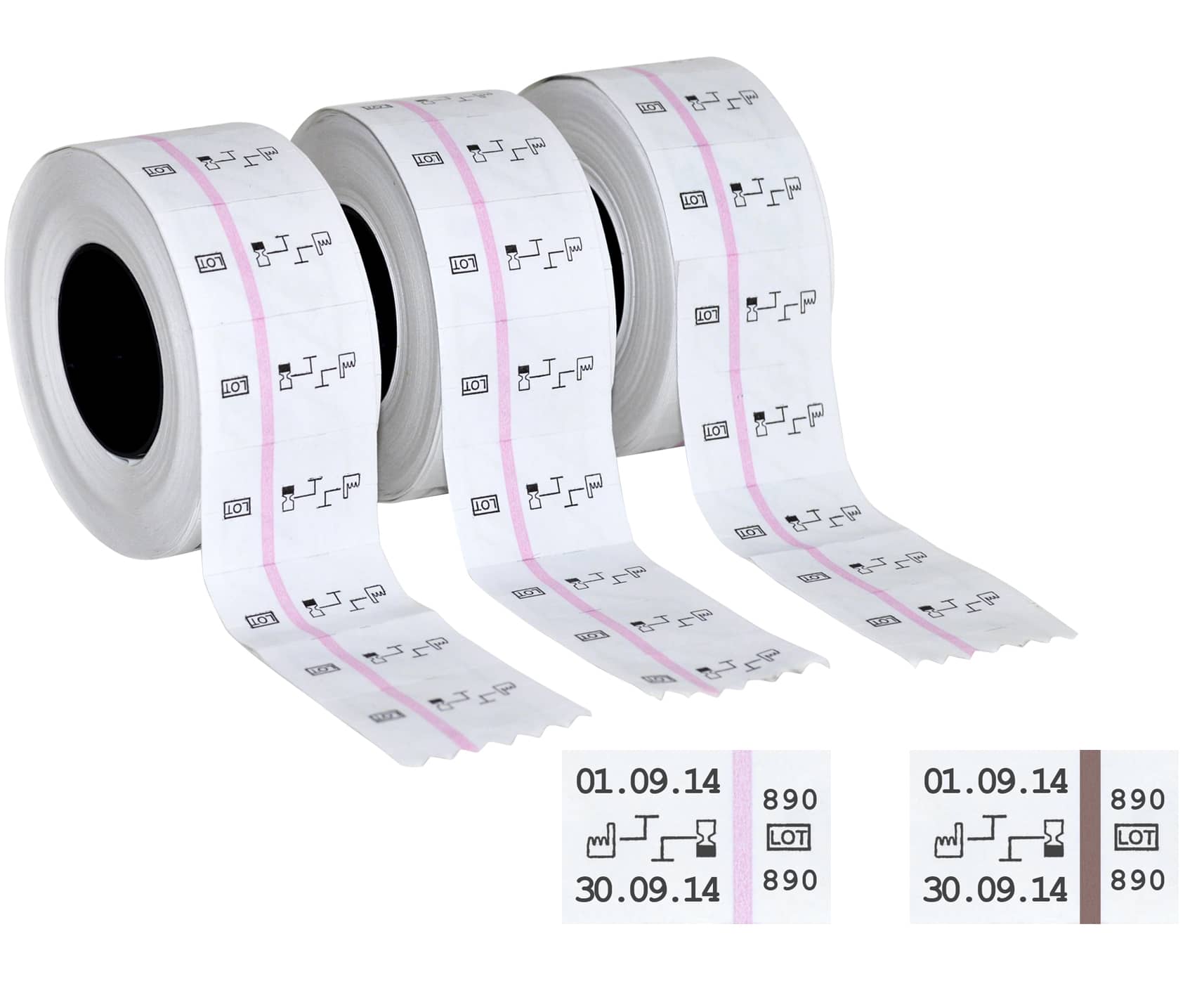 ETICHETTA 2 LINEE C/IND.26X16MM 3 R