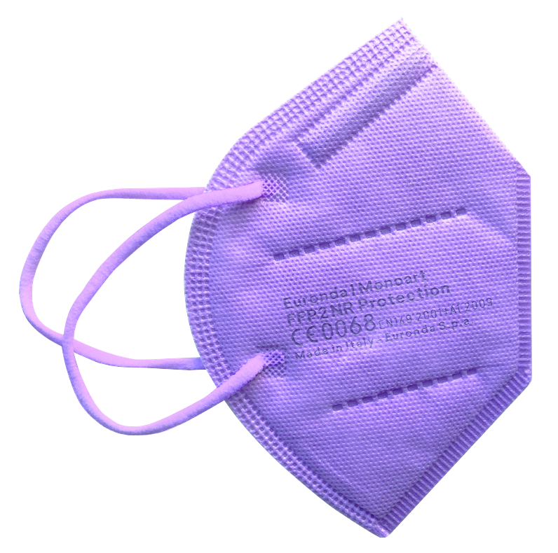 MASCHERINE FFP2 NR PROTECTION Colore Lilla - 10 pz