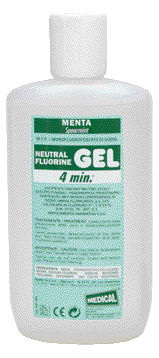 GEL DI FLUORO DA 250 ML NEUTRO gusto menta