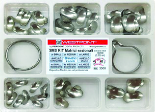 MATRICI SEZIONALI KIT Assortimento da 100 matrici