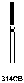 FRESE DIAMANTATE GRANA X-GROSSA - 3 PZ. FIG.837 Nr. 314 ISO 111 015