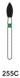 FRESE DIAMANTATE GRANA GROSSA 3 PZ. FIG. 368 Nr. 255 ISO 257 024