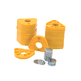 BASI MONTAGGIO MAGNETICHE GIALLE 20