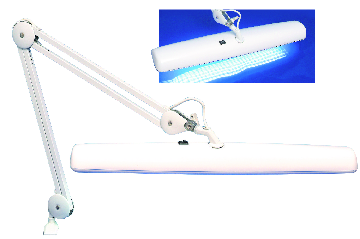 LAMPADA DA BANCO A 3 TUBI Colore bianco
